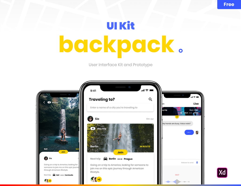 A Flutter app for the Backpack UI Kit
